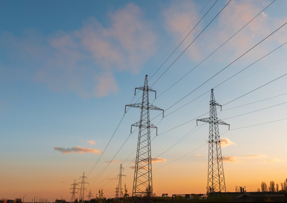 electric transmission towers