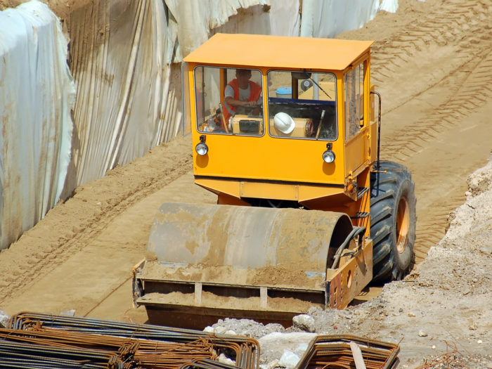 construction road roller