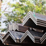 stack of different-sized steel angles