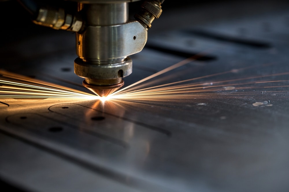 laser cutting steel sheet