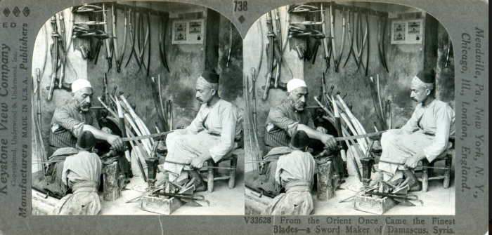 sword makers in Damascus, Syria