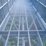 steel grating walkway