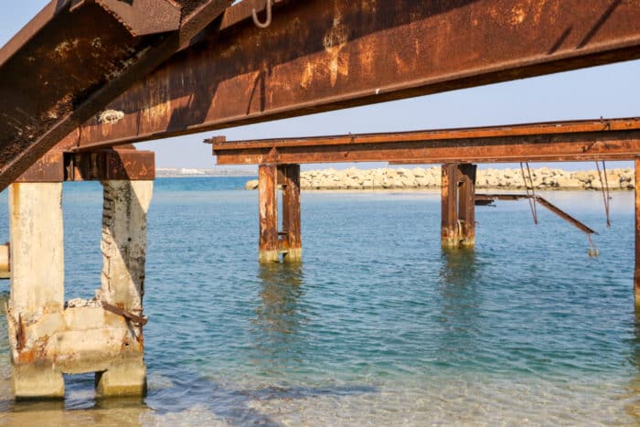 rusted steel